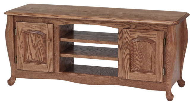 Queen Anne Solid Oak Tv Stand Traditional Entertainment Centers Queen Anne Solid Oak Tv Stand Traditional Entertainment Centers And Stands By The Furniture