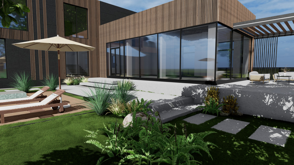 Индивидуальный жилой дом в коттеджном поселке Экопарк г. Волгоград