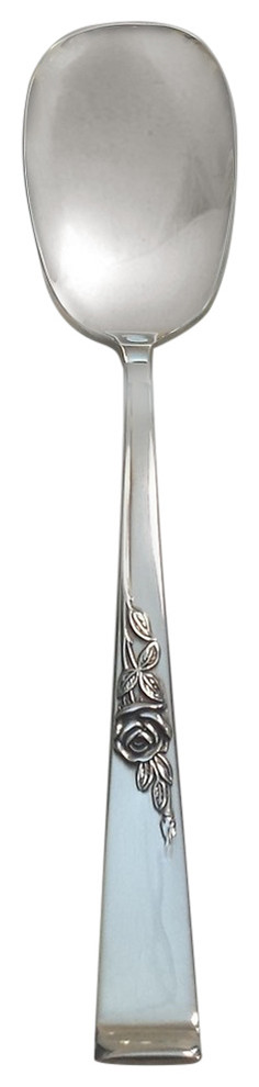Reed & Barton Sterling Silver Classic Rose Sugar Spoon