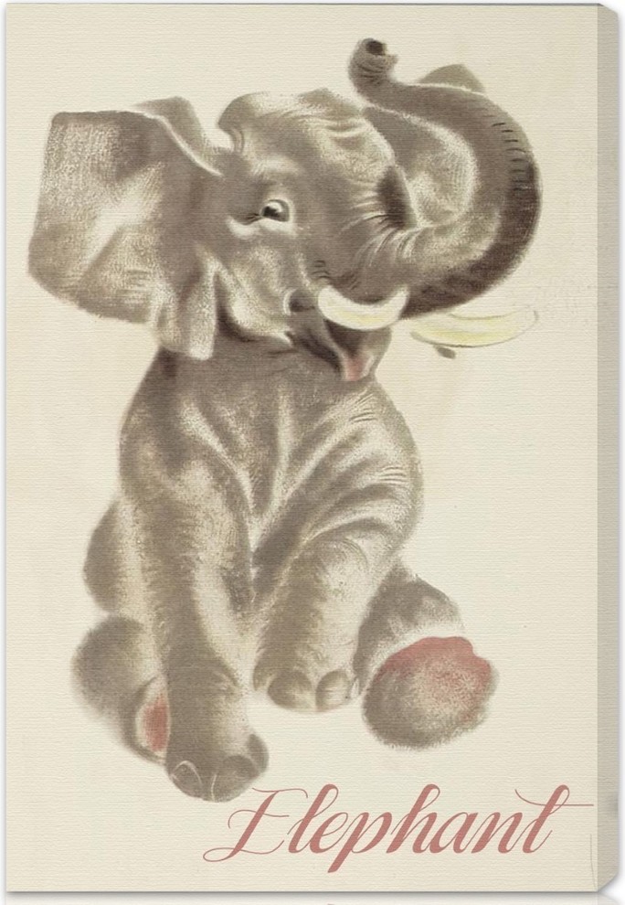 24 x 24 Woodland Babies IV Poster Print by Noonday Design