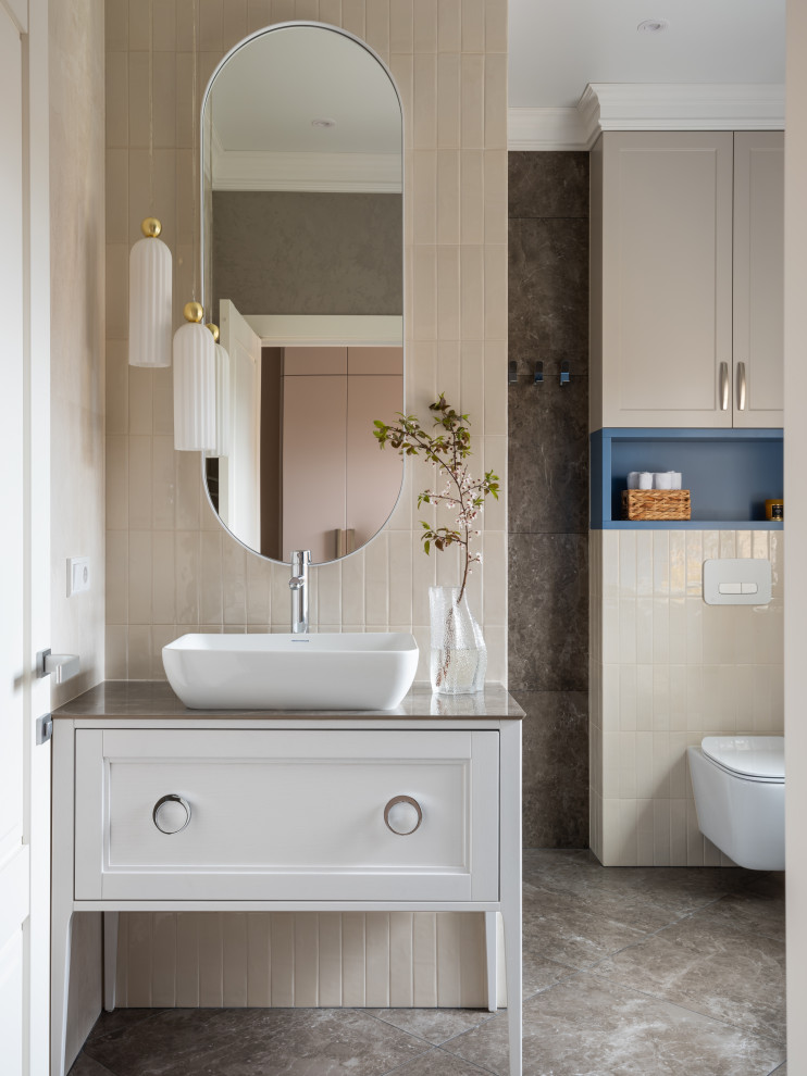 Двухэтажный дом с террасой площадью 170 м²