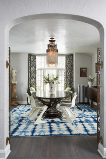 artful tudor - contemporary - dining room - minneapolis