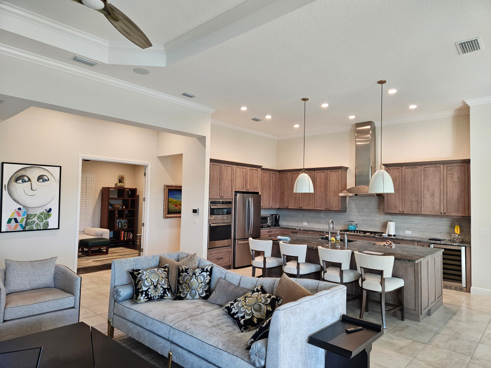Modern Kitchen And Living Room Refresh