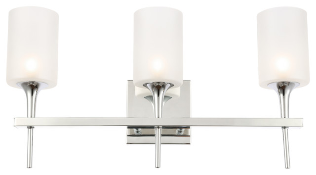 Chelsea 3 Light Bath Transitional Bathroom Vanity Lighting