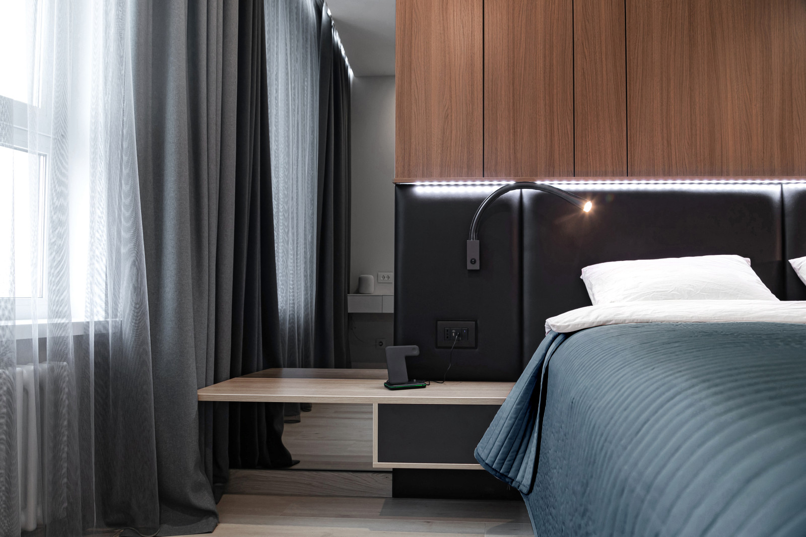 Стеновые панели в спальне