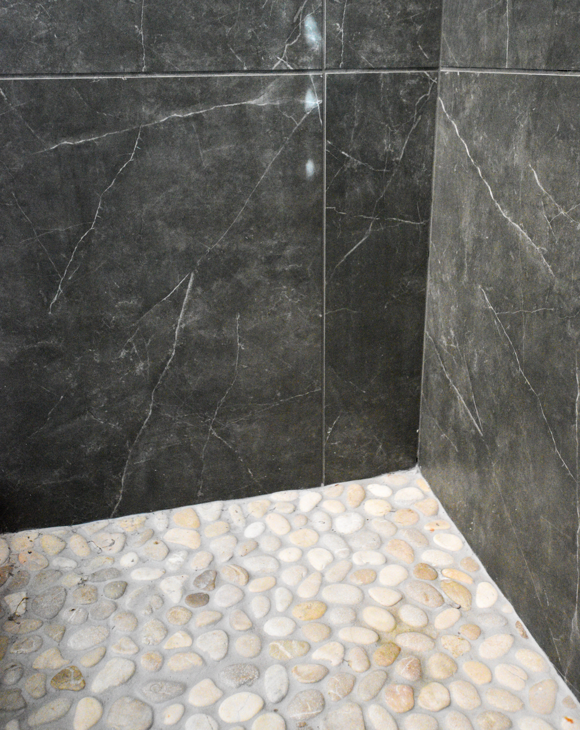 Black Modern Walk In Shower