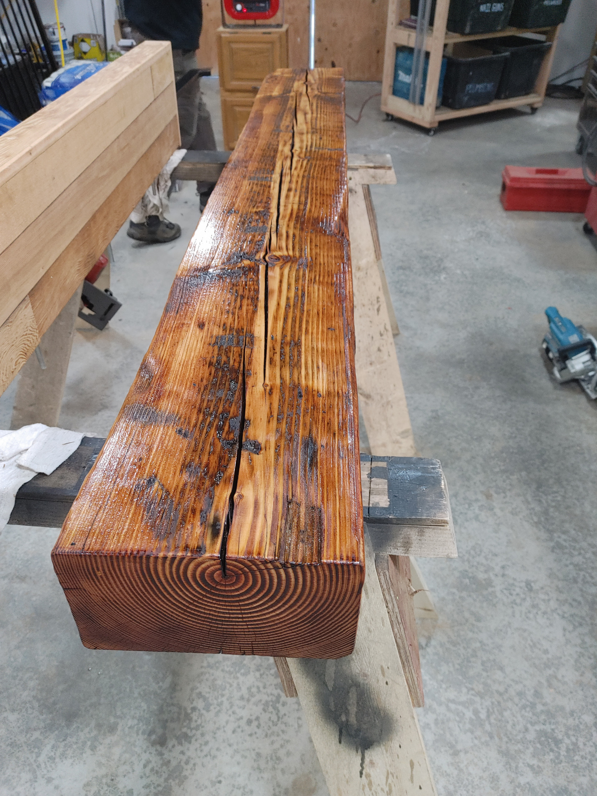 Custom Reclaim Fireplace Mantel