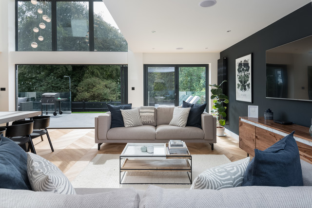 Windmill Drive contemporary-vardagsrum