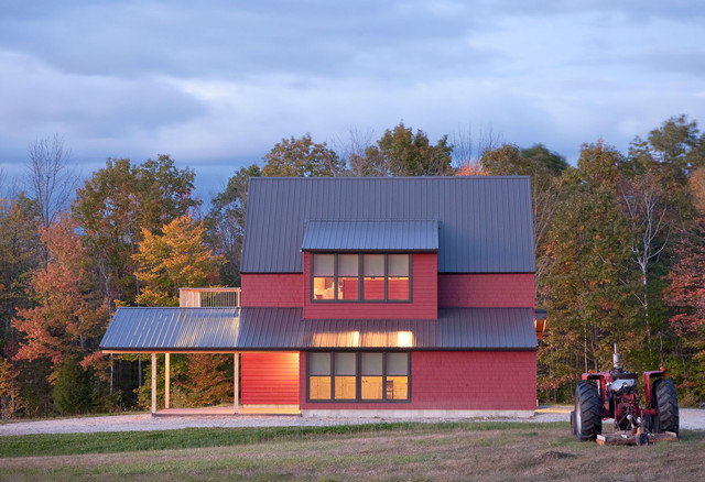White Mountain View - Farmhouse - Exterior - Portland ...