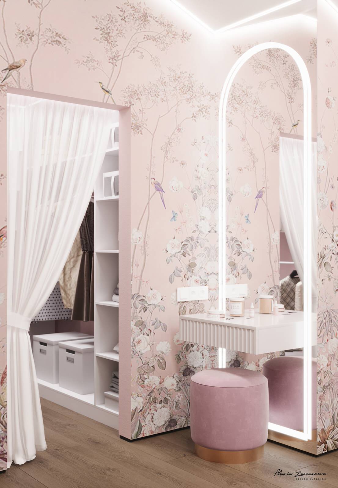 Дизайн-проект дома с камином