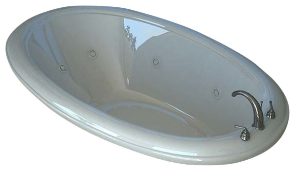 Venzi Vino 36 x 60 Oval Air Jetted Bathtub with Right Drain By Atlantis
