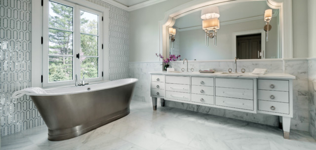 Cedar Cliff klassisch-modern-badezimmer