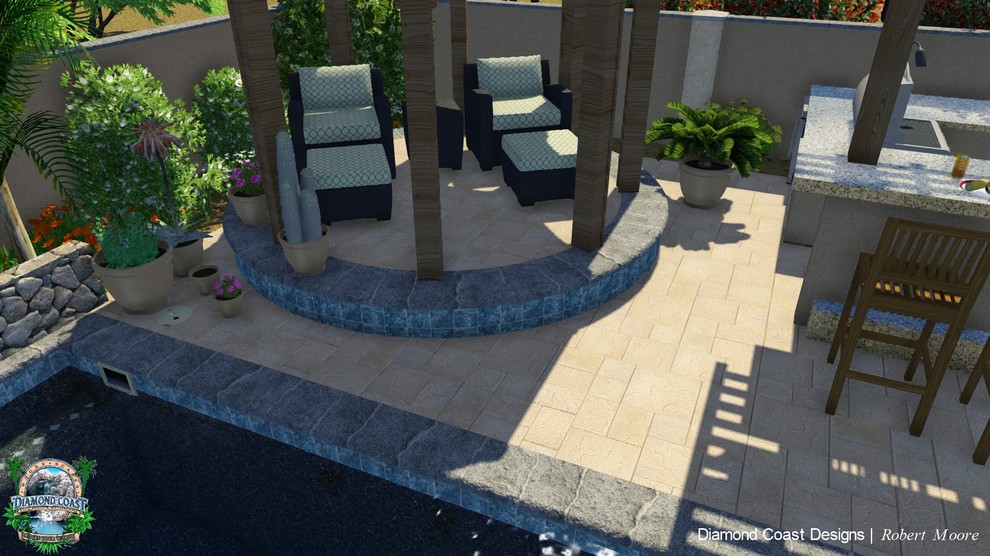 Gazebo w/ Sunbrella Furniture