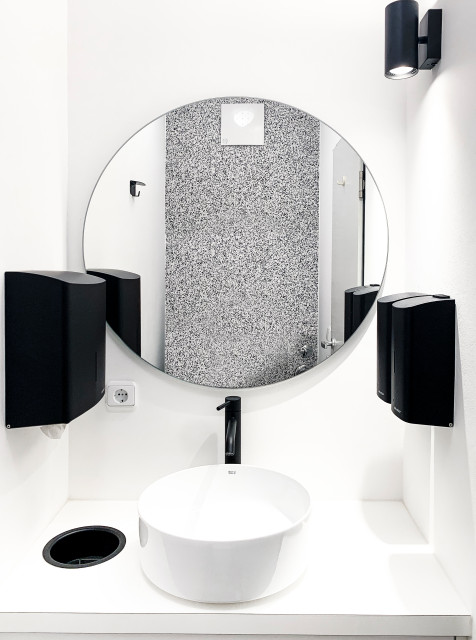 G&auml;stetoilette im Terrazzo-Style modern-toalett