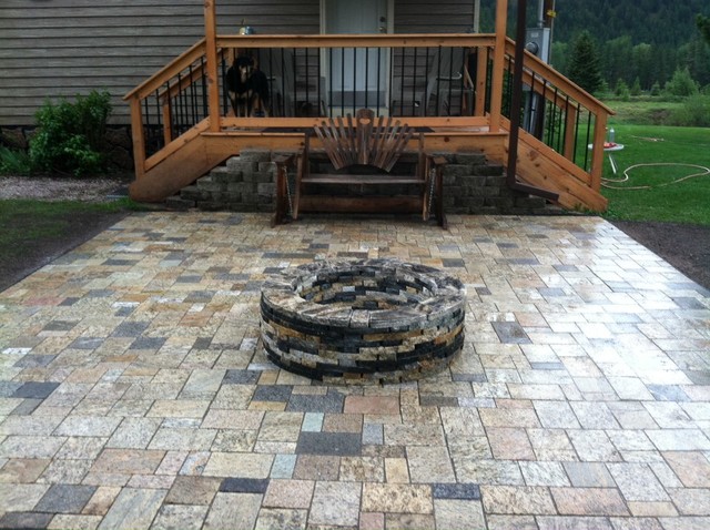 Solid Granite Pavers Traditional Patio Phoenix By A E