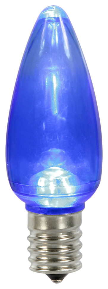 C9 Blue Twinkle Transpled Bulb 25/Box