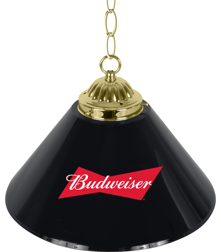 Bow Tie Trademark Gameroom Budweiser 14 Inch Single Shade Bar Lamp 