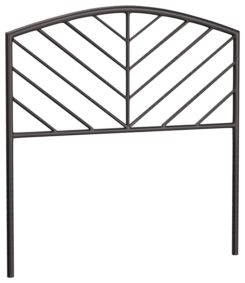 Hillsdale Essex Metal Full Size Headboard With Chevron Spindle Design