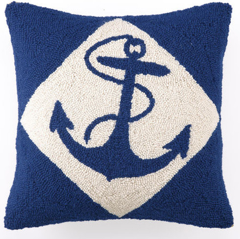 On Sale Blue Natuical Hook Pillow