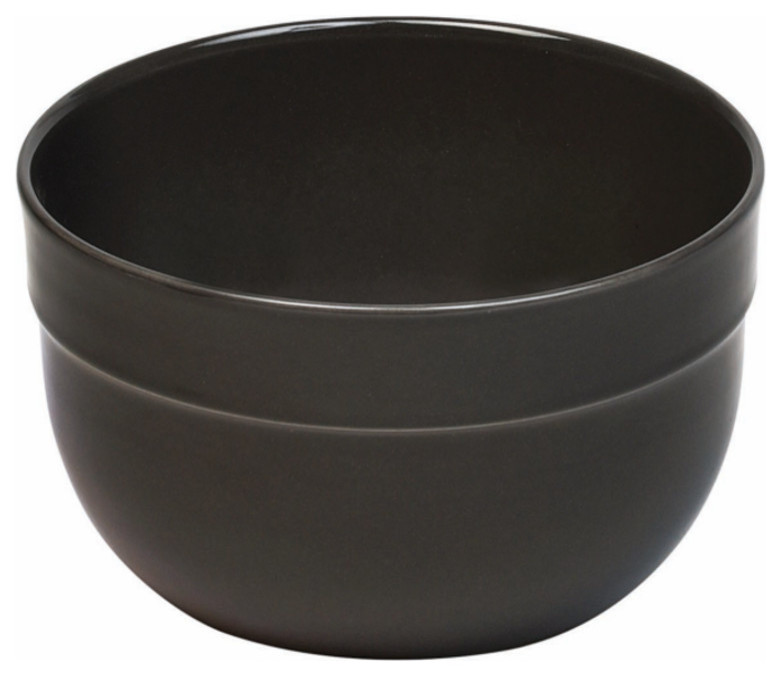 Emile Henry Charcoal Ceramic 3.3 Quart Medium Mixing Bowl