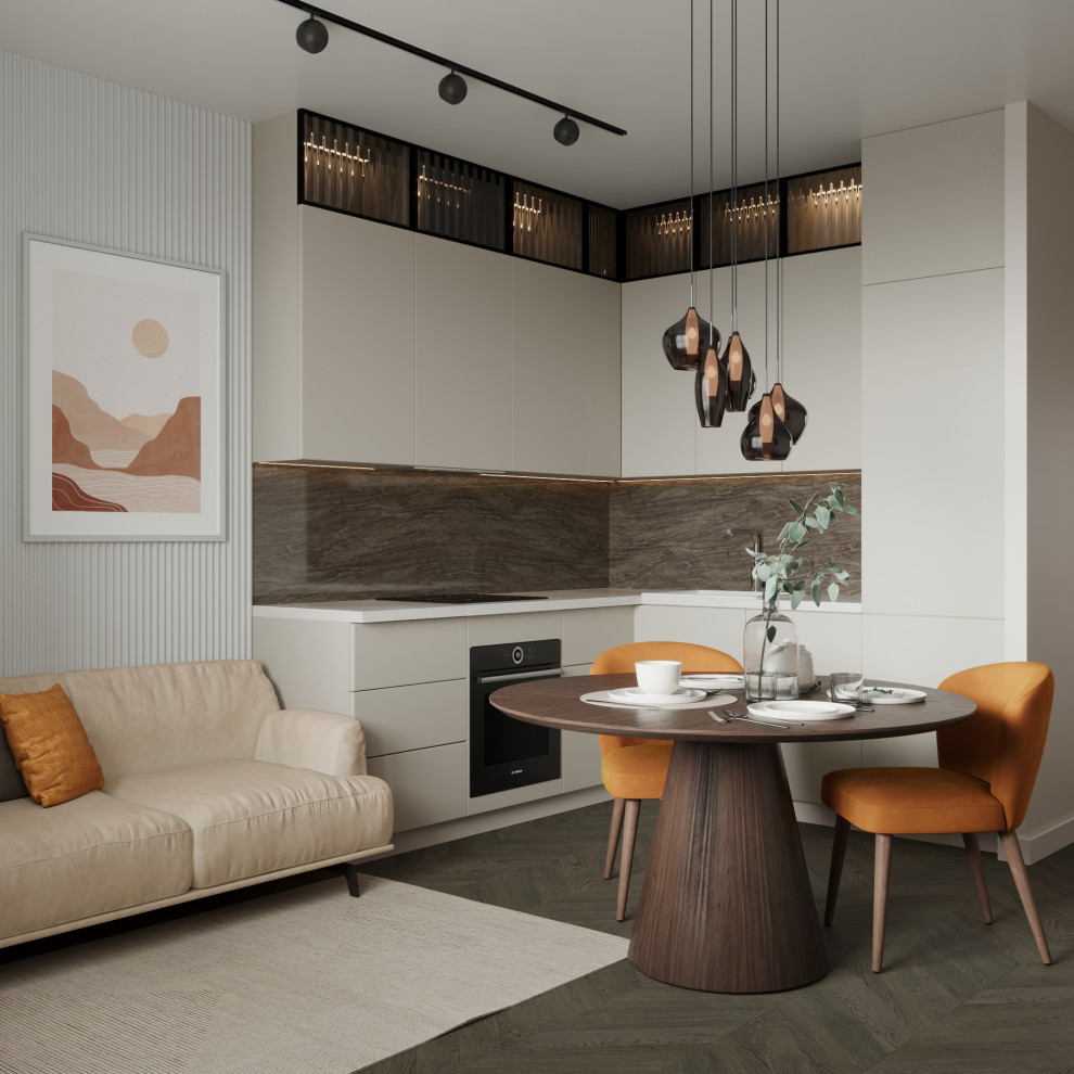 Кухня в  стиле минимализм