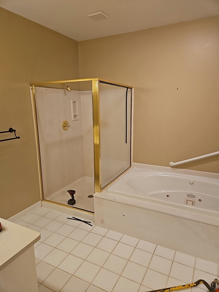 Updated bathroom with Walk-in tub