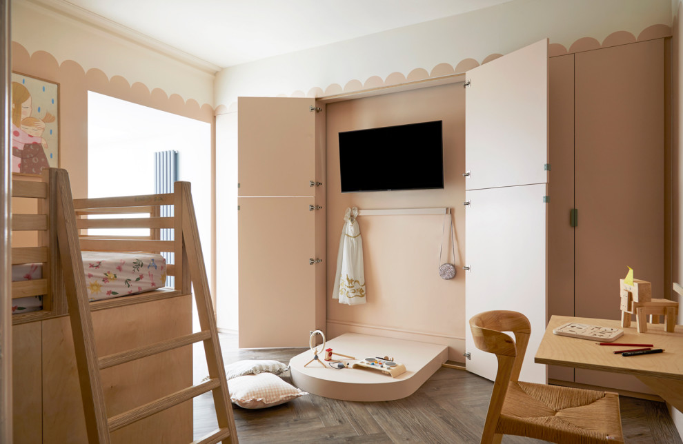 Idee per una piccola cameretta per bambini da 4 a 10 anni minimalista