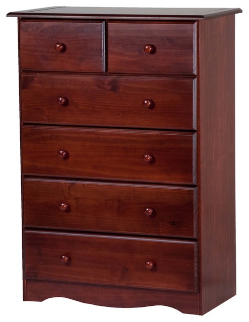 100 Solid Wood 4 2 Or 6 Drawer Chest Transitional Dressers