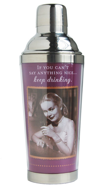 Keep Drinking Cocktail Shaker