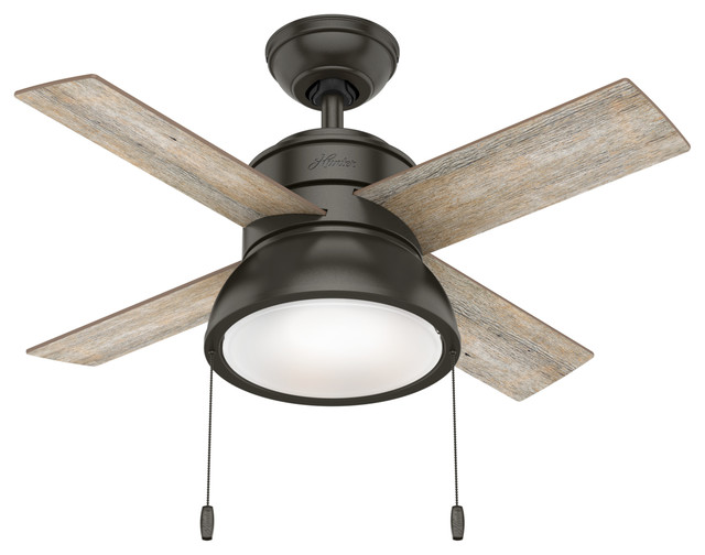 Hunter Fan Company 36 Loki Ceiling Fan With Light Kit Fresh