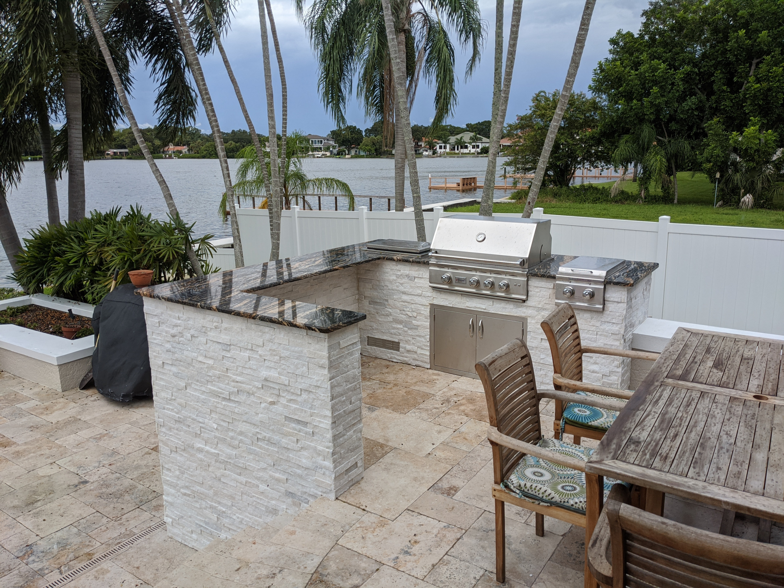 Outdoor Kitchen / Planter Conversion