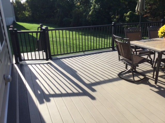 Interlocking Concrete Patio/Composite Deck