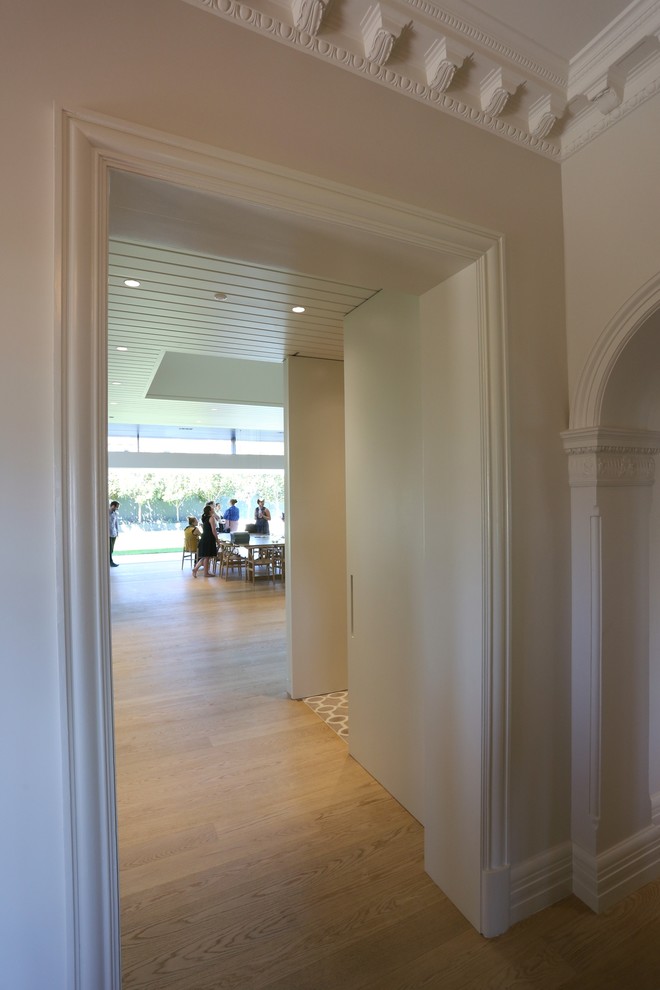 Design ideas for a contemporary hallway in Sydney.