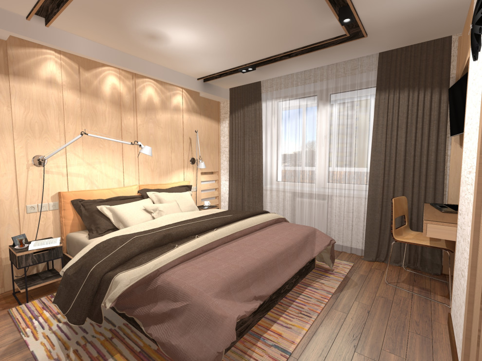 Спальня светлая