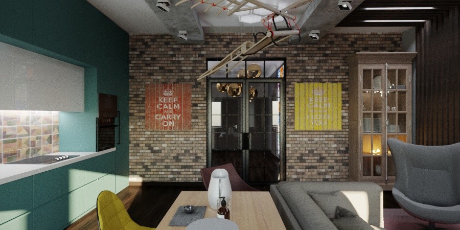 Городской лофт, для городских жителей