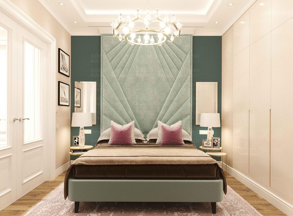 Квартира в ЖК «Актер Гэлакси», 78м², стиль: современная классика. Сочи