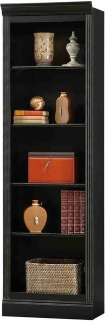 Howard Miller Oxford Bunching Bookcase in Antique Black