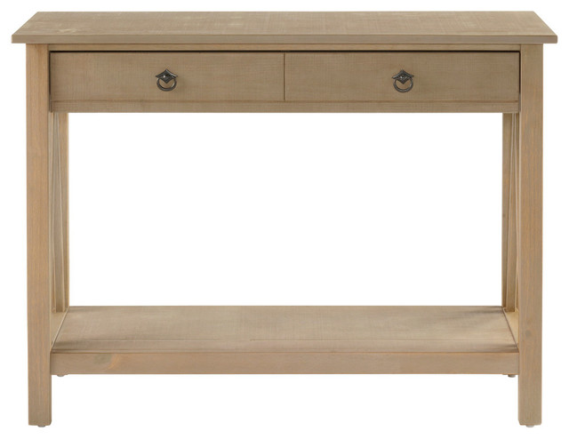 Titian Rustic Gray Console Table