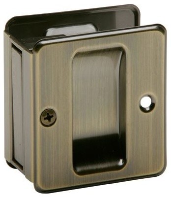 Schlage 990 1 3 4 Inch X 2 1 4 Inch Passage Pocket Door Pull