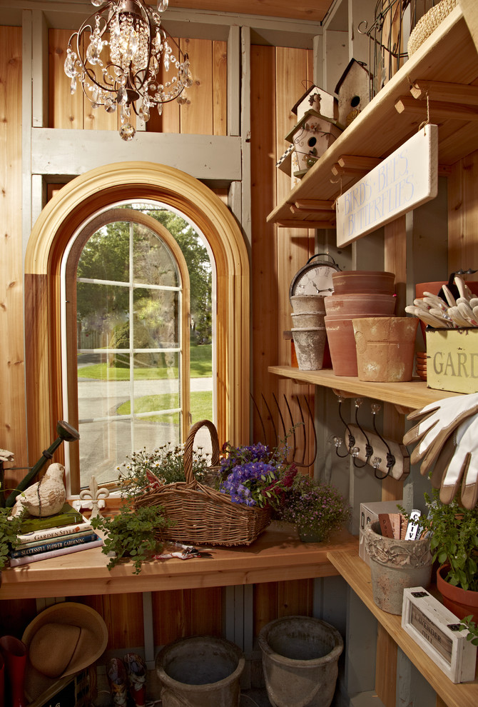 Inspiration for a timeless shed remodel in Detroit
