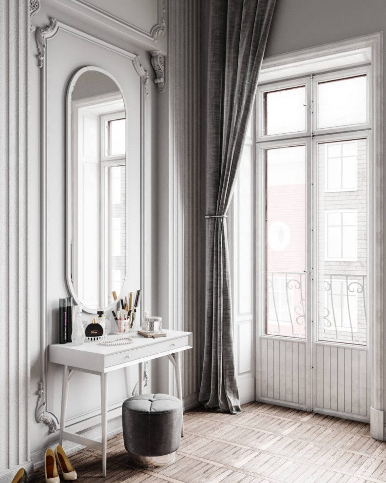 One bedroom apartment 65 m² in eclectic style