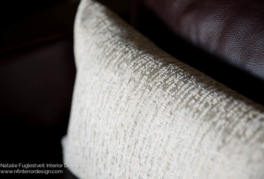 Transitional home design photo in Calgary