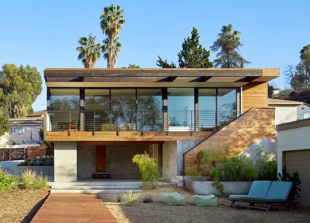 Morris House contemporaneo-fachada