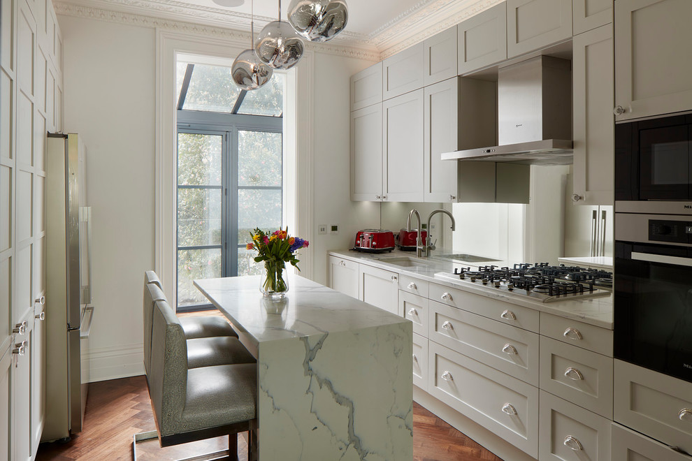 Extension and renovation, Sloane Square - Transitional - Kitchen ...