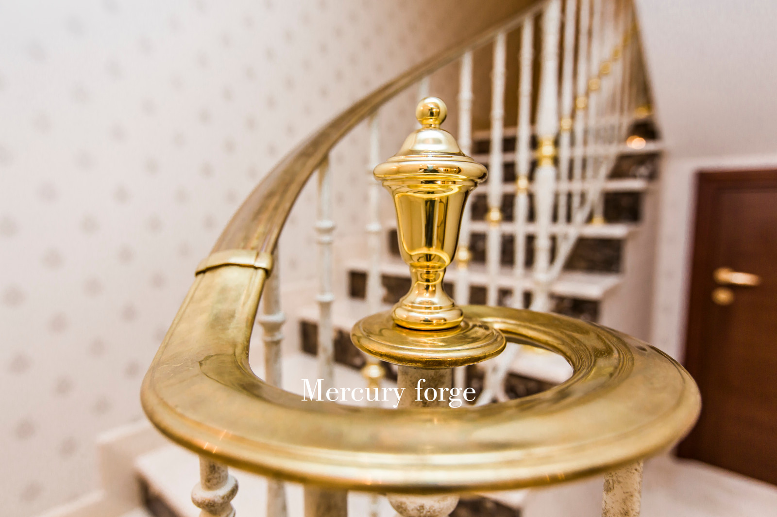 Лестница, стальное ограждение, фабрика Grande forge(Франция), коллекция "Рондо"