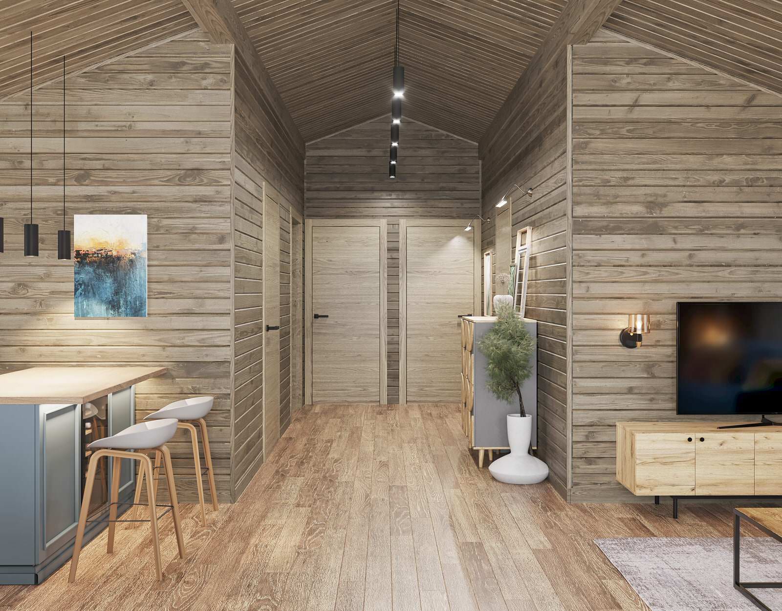 Дизайн интерьера частного дома.