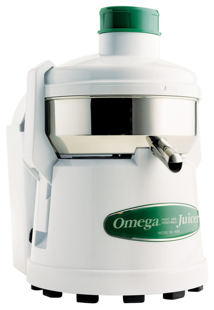 Omega Professional Pulp-Ejection Juicer - White