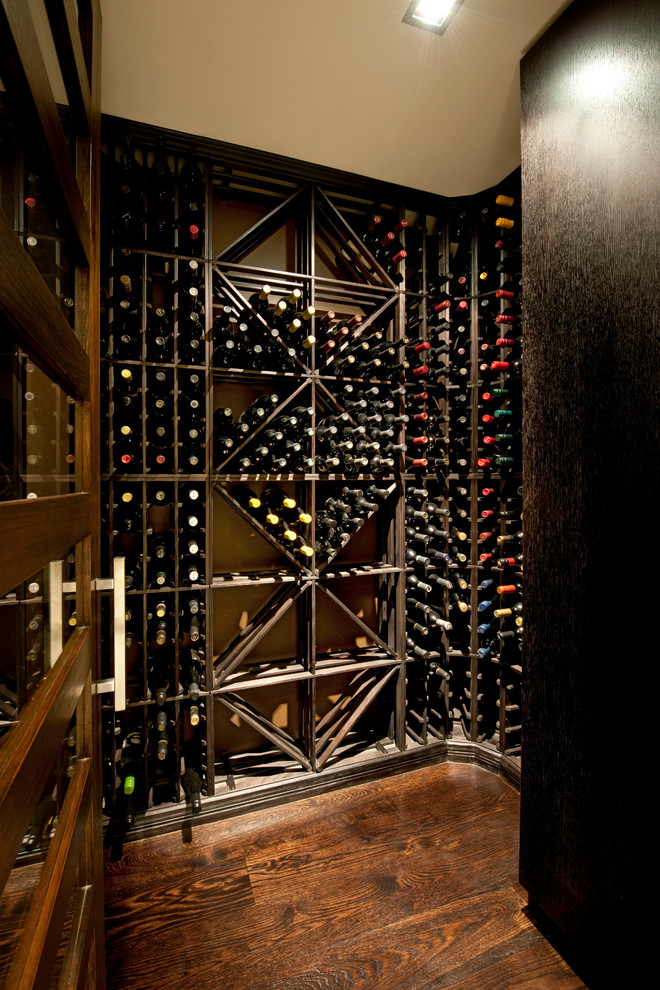 Inspiration for a tropical wine cellar in Auckland.