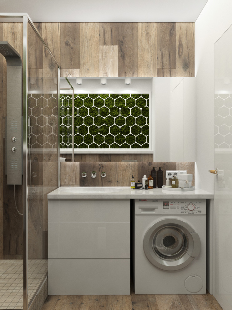 Эко-проект в современном стиле (38 кв.м).