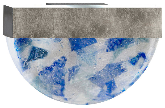 Fine Art Lamps 824550-32 Crystal Bakehouse Cobalt & Aqua Crystal Wall Sconce